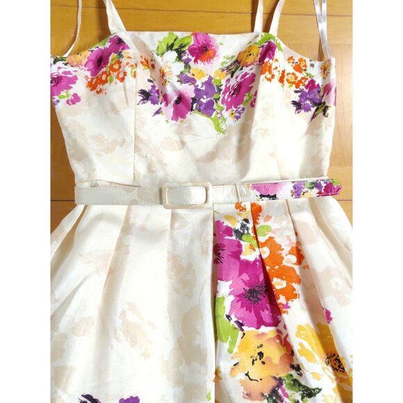 Vintage NOS Jessica Howard Womens Dress Retro Pin-up Garden Party US/8 - Picture 2 of 6